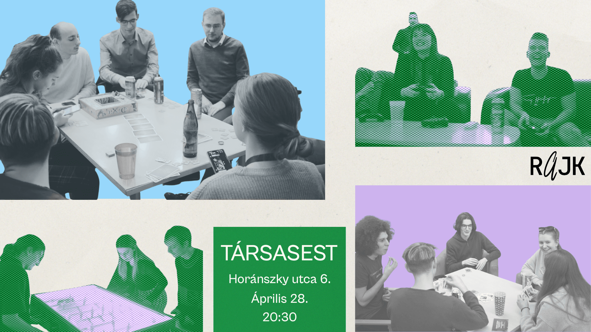 Társasest a Rajkban